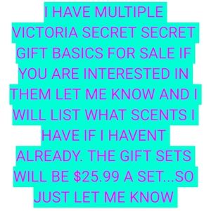 Victoria secret Gift Baskets different Scents included.